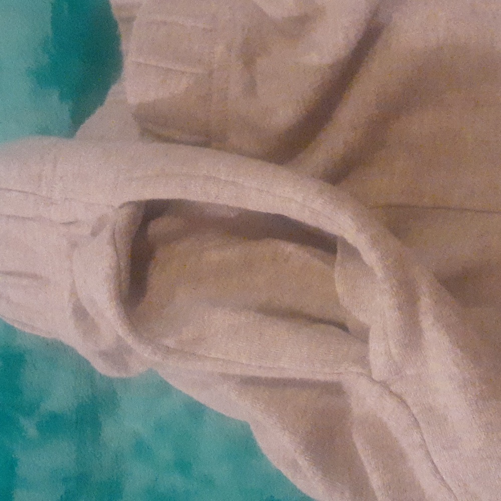 Basic edition large Grey 100% cotton Knit pants - Picture 7 of 8
